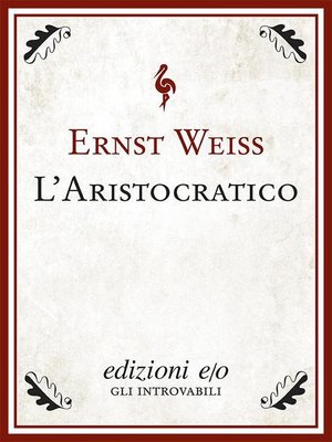 cover image of L'aristocratico
